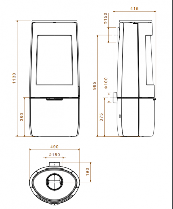 Чугунная печь Dovre BOLD 400