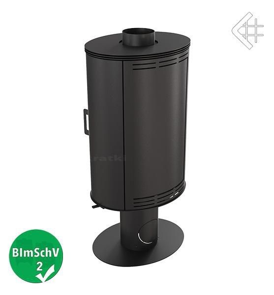Стальная печь Kratki Koza AB S/NO Glass вращающаяся