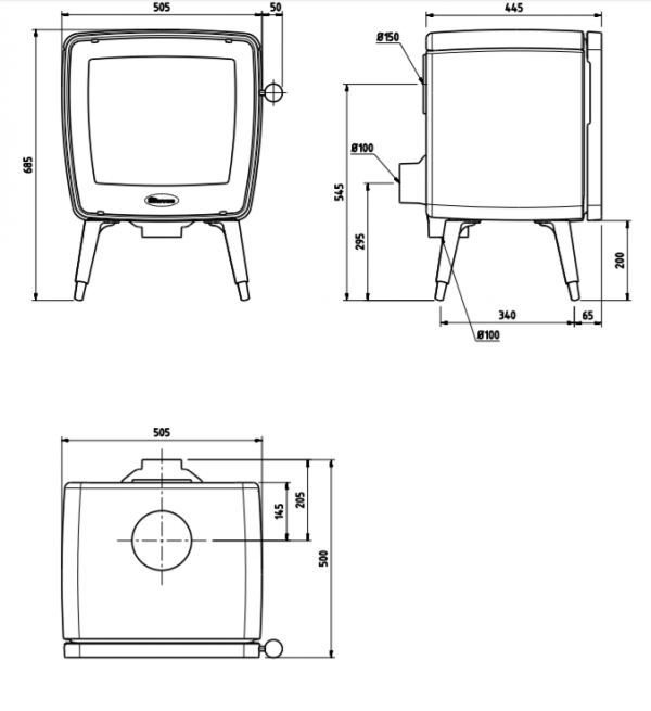 Чугунная печь Dovre Vintage 35/Е8