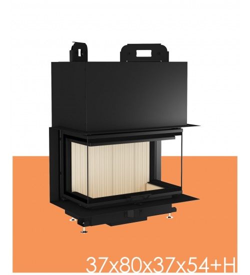 Каминная, воздушная топка 37x80x37x54+H