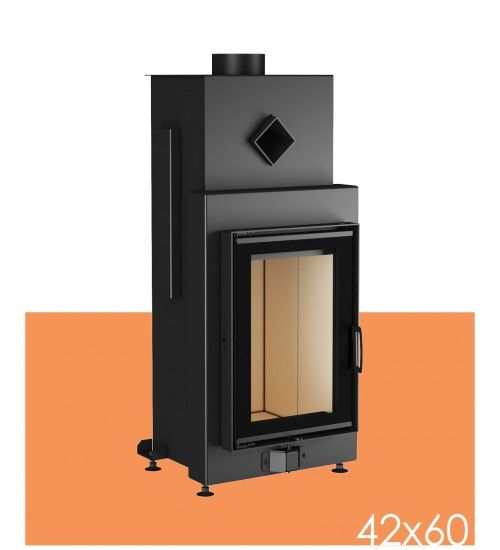 Воздушная каминная топка 42x60
