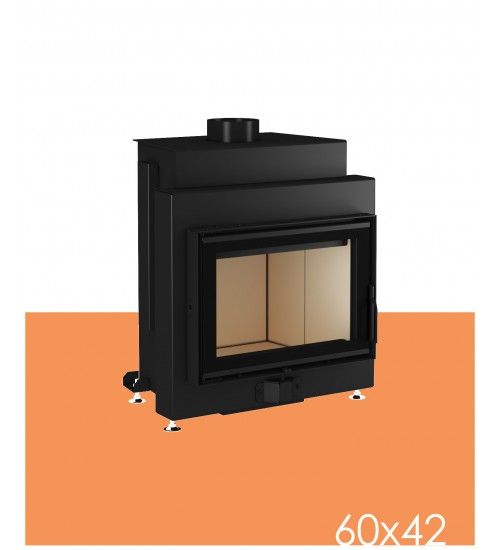 Воздушная каминная топка 60x42