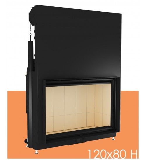 Воздушная каминная топка 120x80 H