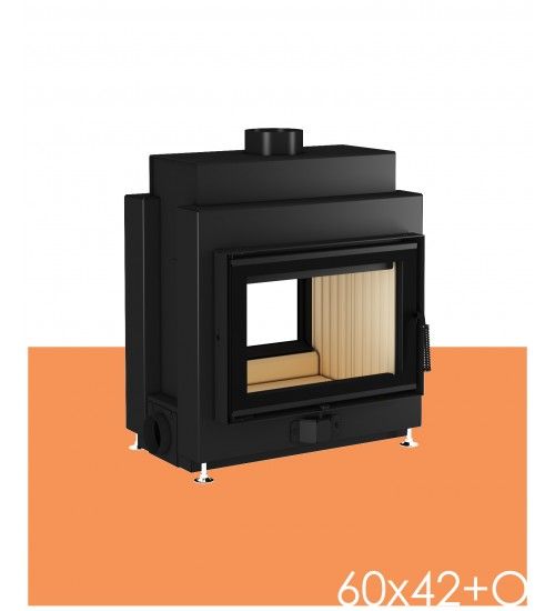 Воздушная каминная топка 60x42+O