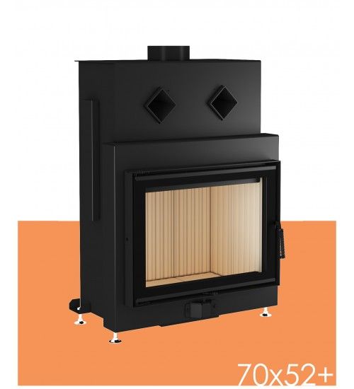 Воздушная каминная топка 70x52+